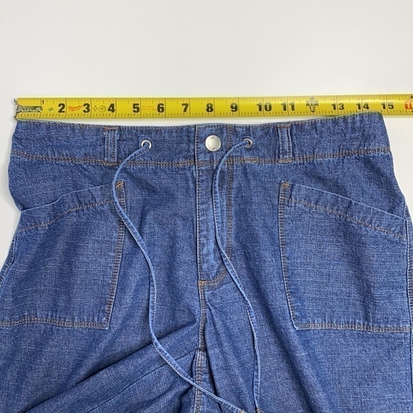 Lee Riveted Denim Jean Capris Size 6 - Picture 10 of 13